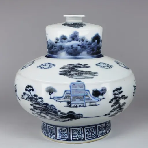 Prompt: photographs of qing dynasty imperial kiln porcelain