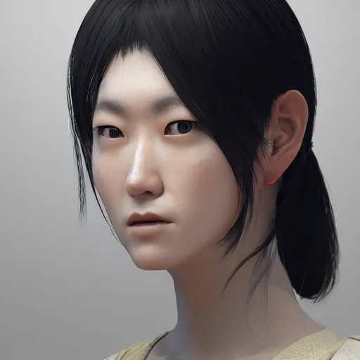 Image similar to portrait of japan woman, 8 k uhd, unreal engine, octane render in the artstyle of finnian macmanus, john park and greg rutkowski