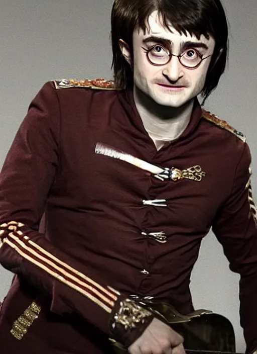 Image similar to Daniel Radcliffe as Freddy Mercury