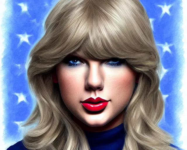 Prompt: portrait of taylor swift cosplay as joe biden, artgerm, extremely detailed, 8 k resolution