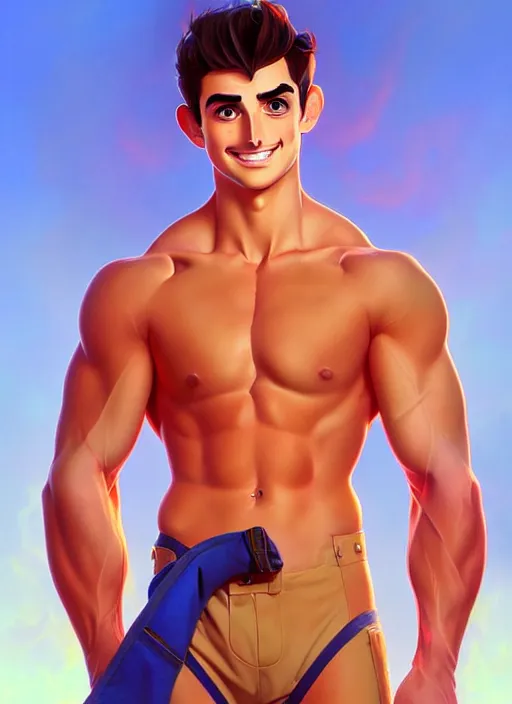 Prompt: cute chris mears firefighter, natural lighting, path traced, highly detailed, high quality, digital painting, by don bluth and ross tran and studio ghibli and alphonse mucha, artgerm