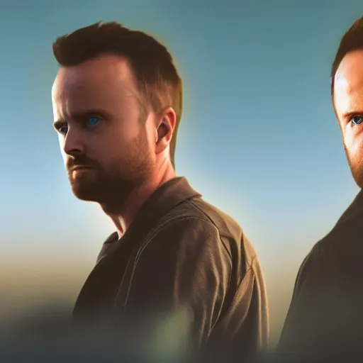 Image similar to a detailed 35mm photograph of half aaron paul + half extraterrestrial aliens, photo realism, realistic, 8k, artstation, cg soceity, national geographic, award-winning photgraphy, bad breaks and breaking badly, galactic modifier