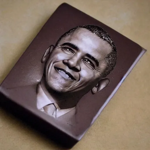 Image similar to dark chocolate relief of barak obama