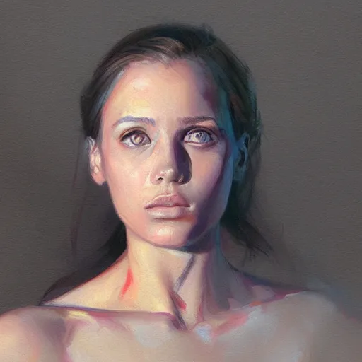 Prompt: color portrait of a girl, Greg rutkowski and Alex Ross