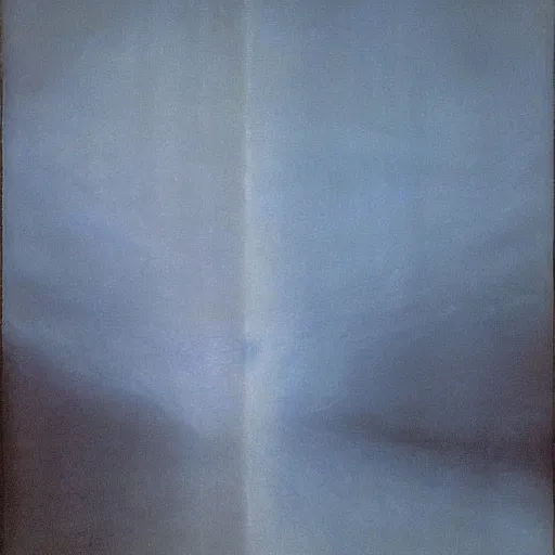 Image similar to the abstract painting'arctic void ', by caspar david friedrich!!!, by rothko!!!