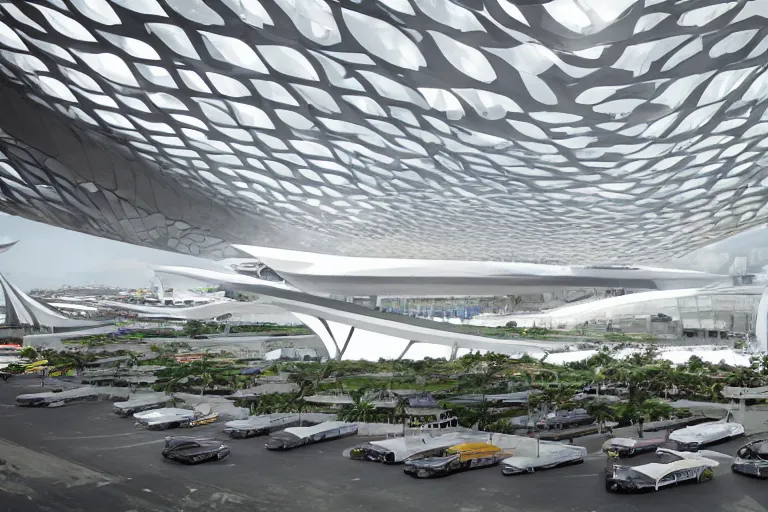 Image similar to Manila International Airport designed by Zaha Hadid