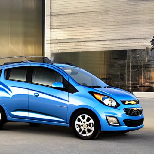 Image similar to chevrolet spark turned into suv