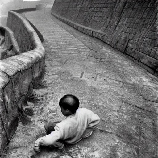 Image similar to the chine, by henri cartier - bresson,