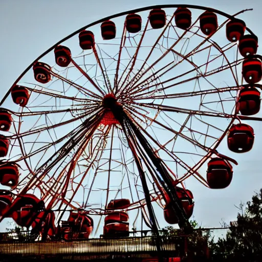 Prompt: the years pass by like a ferris wheel