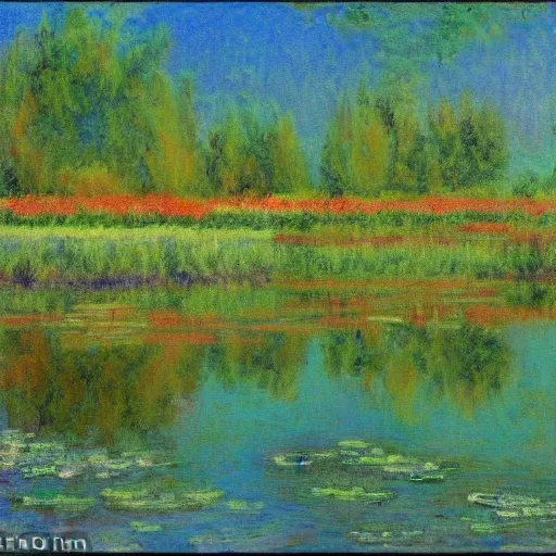 Prompt: Xinjiang in the style of Monet