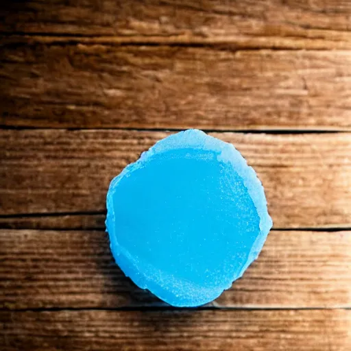 Prompt: maya angelou inside blue gelatin mold, food photography, straight on angle, bokeh, studio lighting