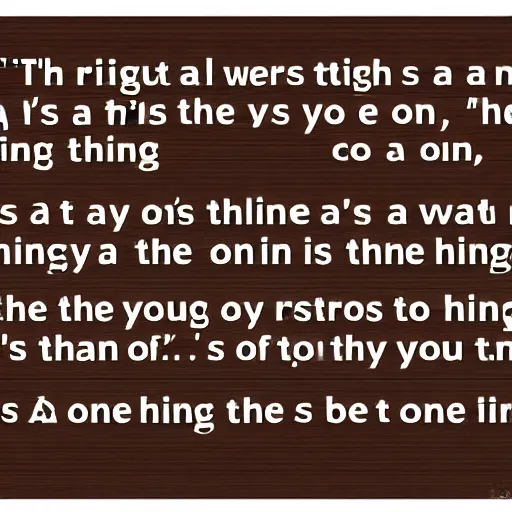 Image similar to That's right, an 'I' is a one. The 'I' is the opposite of what you think you are. What is an 'I'? A you. A 'you' is the opposite of an 'I.' There is only one thing, there is no 'I' and no 'you' there is just one thing, there is no place in the universe that is not part of that.