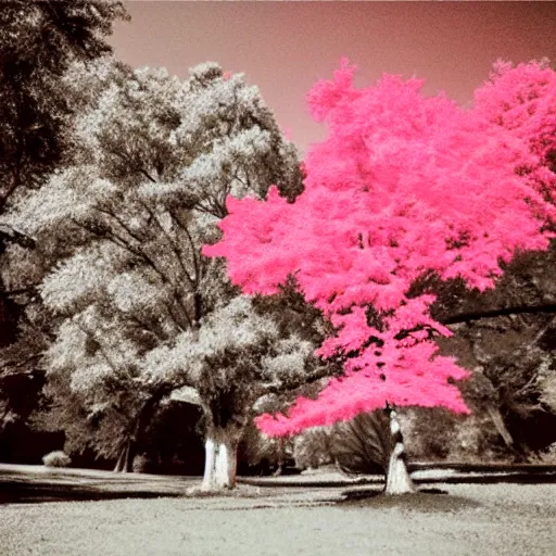 Image similar to infrared photography of an alien