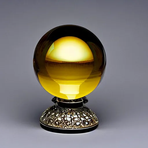 Image similar to An Ornate Embellished Crystal Ball containing the Universe inside.