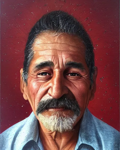 Image similar to portrait of a magical mexican man, art by denys tsiperko and bogdan rezunenko, hyperrealism