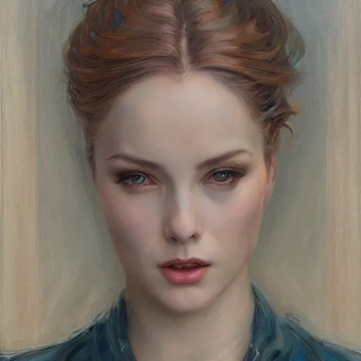 Image similar to a painting in the style of donato giancola, and in the style of charlie bowater, and in the style of charles dulac. smooth, sharp focus, semi - realism.