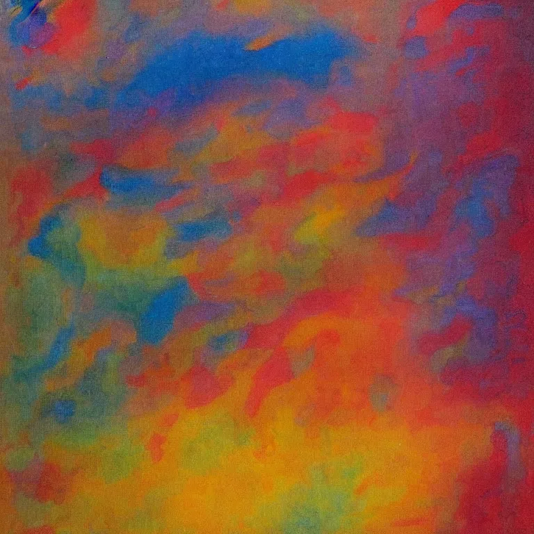 Prompt: Abstract artwork that expresses the emotions and mood found in the music of Edvard Grieg through its sensible use of colours.