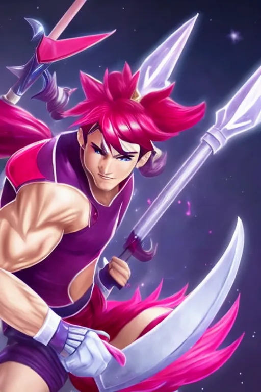 Image similar to Star guardian darius from league of legends, 4k, #trending