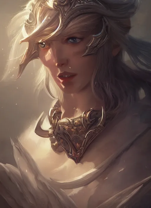 Image similar to a highly detailed illustration of god, intricate, elegant, highly detailed, centered, digital painting, artstation, concept art, smooth, sharp focus, league of legends concept art, wlop