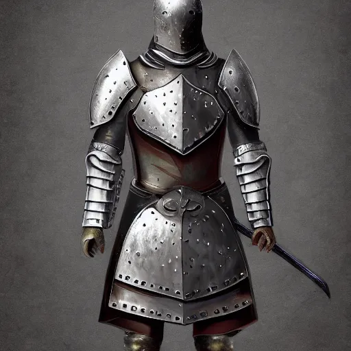 Prompt: medieval armor, digital art, 4 k, fantasy,