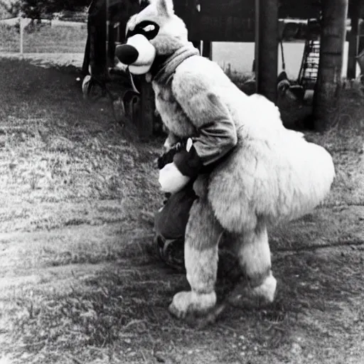 Image similar to a photograph of furries in wwii