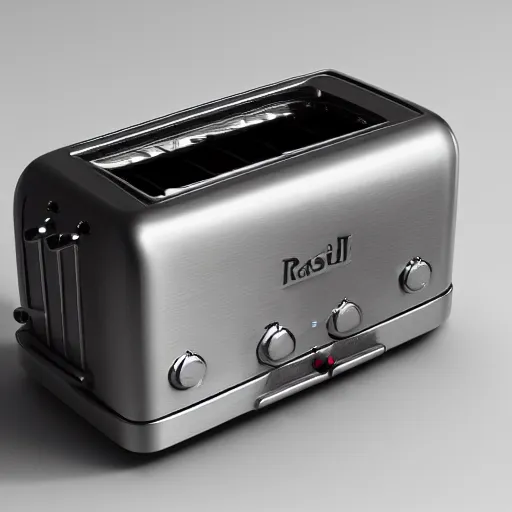 Image similar to an evil toaster, 3 d render, octane, ray tracing, ultra, detailed, photorealistic, ultra high resolution, 8 k