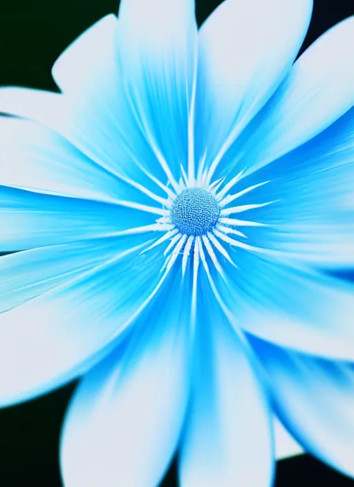 Image similar to blue perfume standing in white enchanted sparse blue flowersup close shot, sharp focus, zen, clean, modern minimalist, vogue octane highly render, 4 k, ultra hd,