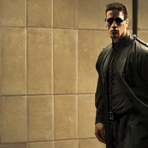 Image similar to frank castle in the matrix