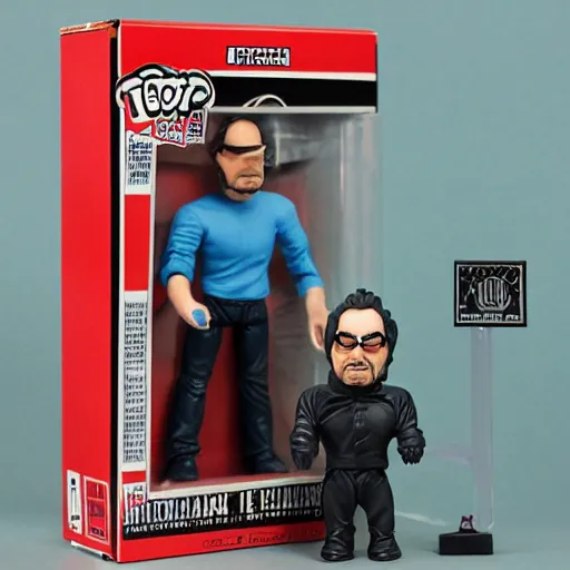 Prompt: quantum mechanics, stop motion vinyl action figure, plastic, toy, butcher billy style