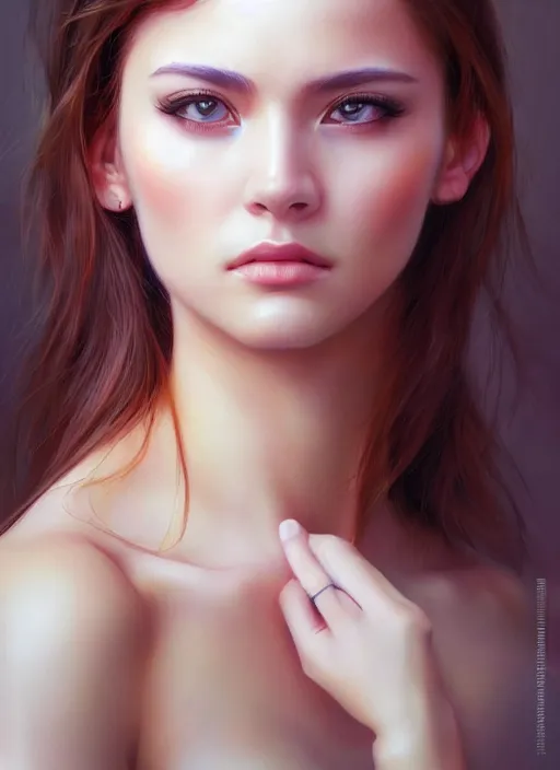 Image similar to photo of a gorgeous young woman in the style of stefan kostic, realistic, sharp focus, 8k high definition, insanely detailed, intricate, elegant, art by stanley lau and artgerm