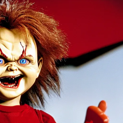 Prompt: Chucky from the movie Child's Play