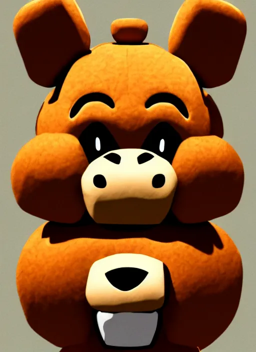 Image similar to portrait of freddy fazbear