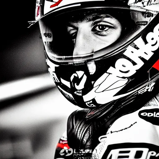 Image similar to portrait of motogp rider