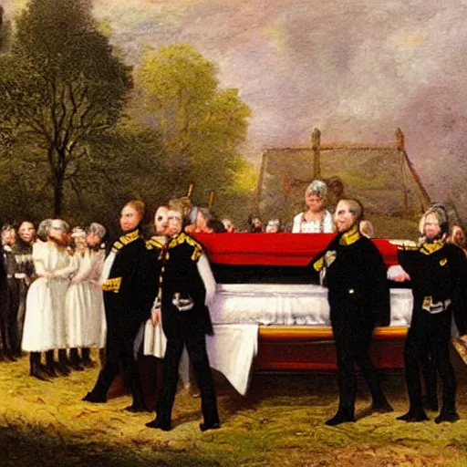 Image similar to gordon smith and mozarts funeral