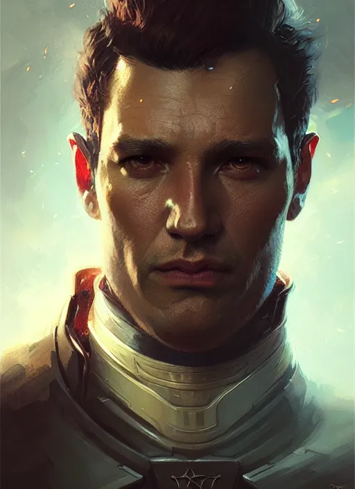 Image similar to portrait of captain man, victorian, concept art, detailed face, fantasy, close up face, highly detailed, cinematic lighting, digital art painting by greg rutkowski