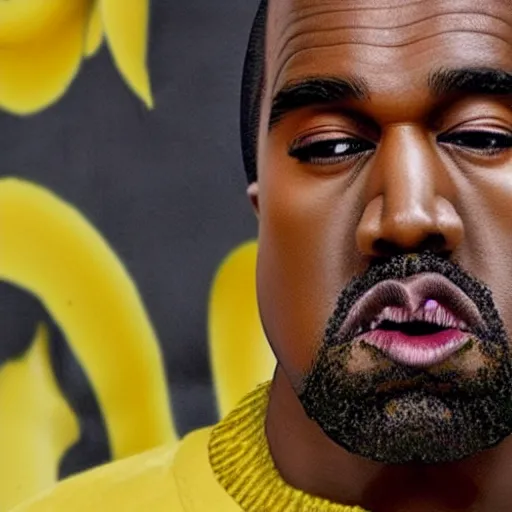 Prompt: Kanye West morphing into a banana, high detail, 4k