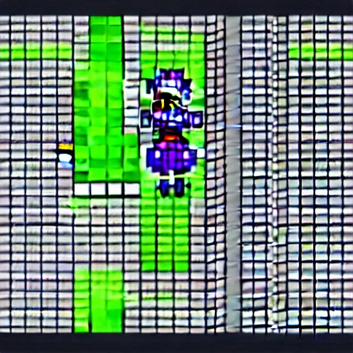 Image similar to vivid clean pixel rpg game style character, 1 2 8 bit, pixel art, nintendo game, screenshot of pixel game, retro game 1 9 8 0 style, sharp geometrical squares