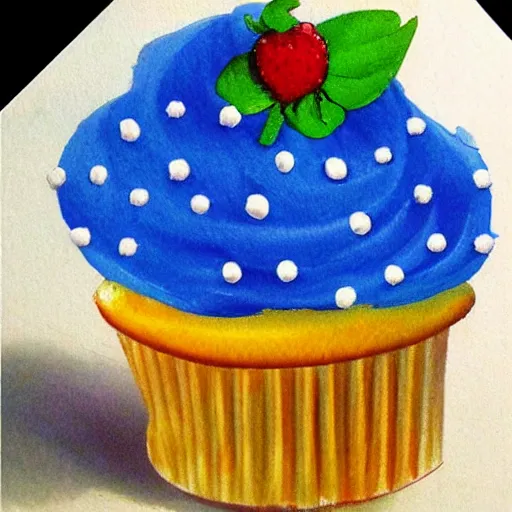 Image similar to cupcake artstation