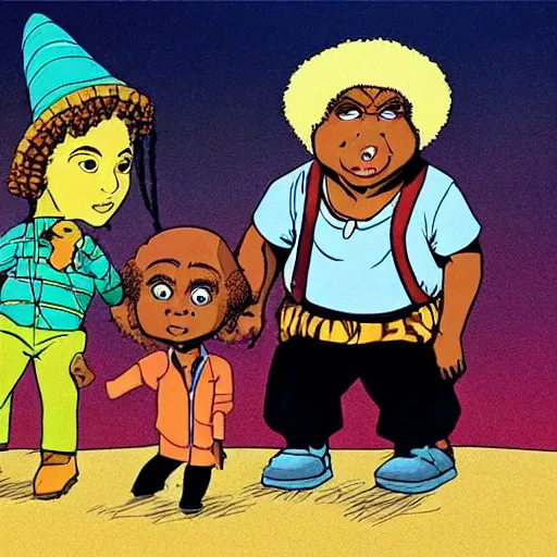 Image similar to uncle ruckus 1 9 8 0 s children's show