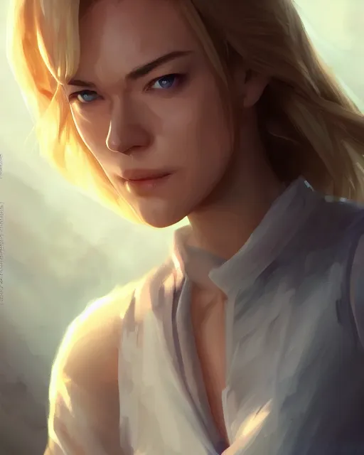 Image similar to yvonne strahovski, full shot, atmospheric lighting, detailed face, by makoto shinkai, stanley artgerm lau, wlop, rossdraws