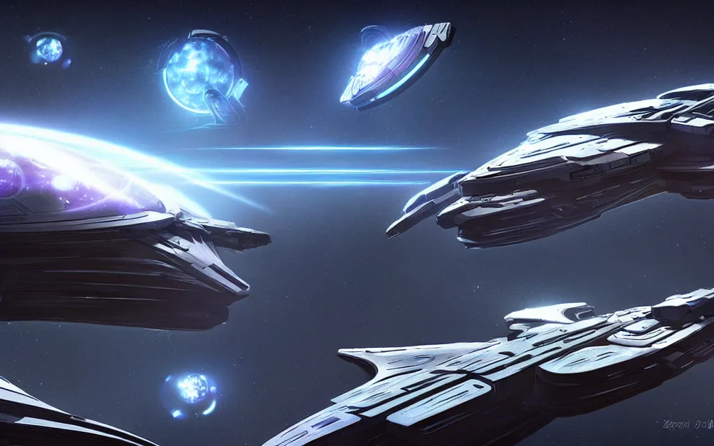 Prompt: a scifi utopian starship, future perfect, award winning digital art