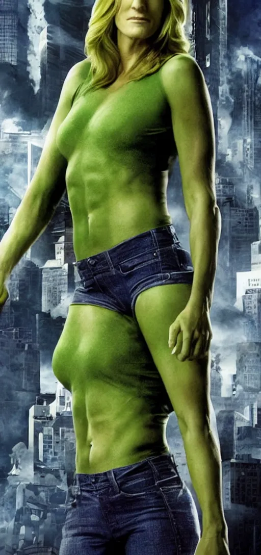 Anna Gunn as She-Hulk in the new Marvel film, movie