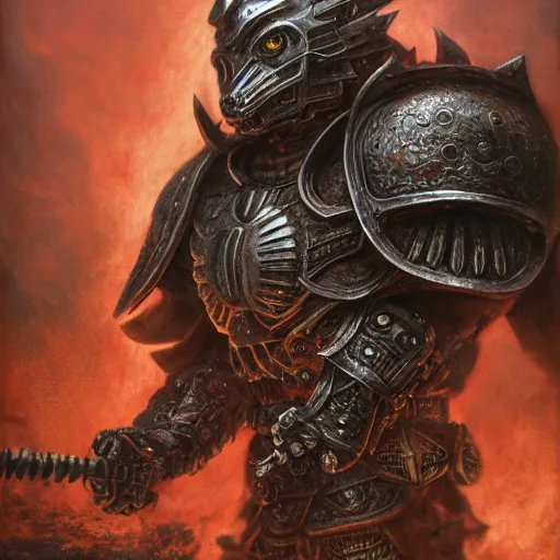 Prompt: berserk skullknight black armor, anthropomorphic shiba inu, full armor visible, shiba inu face, stuning 3 d render, masterpiece, glowing aura, by donato giancola and greg rutkowski and wayne barlow and zdzisław beksinski, realistic face