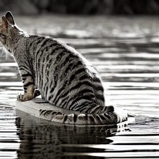 Image similar to a cat - crocodile, wildlife photography