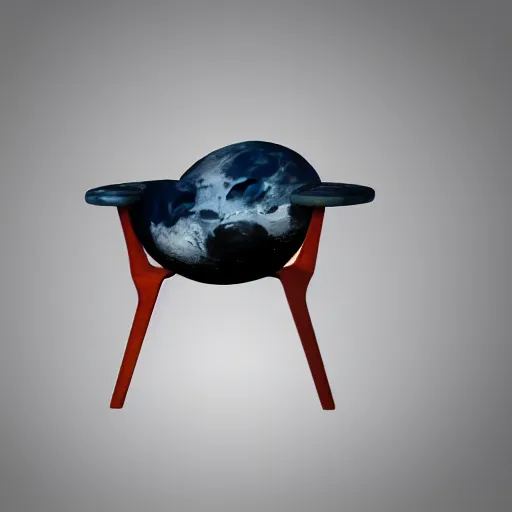 Image similar to the moon chair, midcentury furniture concept, 8k, trending on artstation