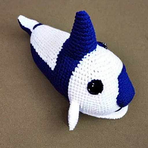 Image similar to cute whale Amigurumi