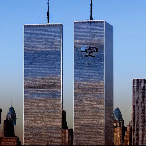 Prompt: hasanabi, hasan piker, 9/11, Twin Towers, fox news, digital art, 4k