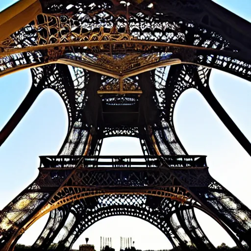 Image similar to broken eiffel tower