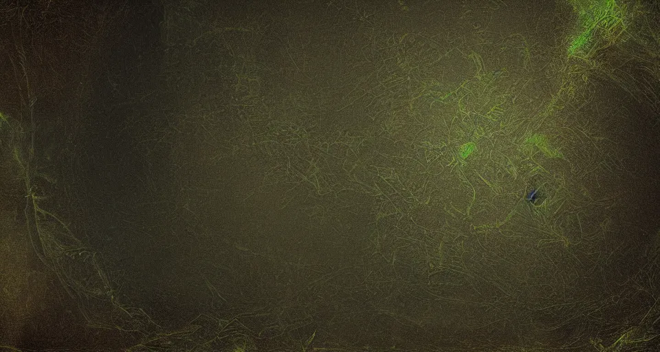 Prompt: Dark and green Ancient neoclassical city ruins. By (Rembrandt painting(100)(fractal flame)), highly detailded