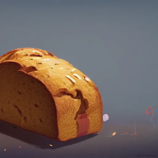 Image similar to portrait of mr viking cinnamon toast, bread type pokemon, strong pixar wheat bread warrior, volumetric lighting, dynamic composition, art by sachin teng and sergey kolesov and ruan jia and heng z, scifi, fantasy, hyper detailed, ultra realistic, sharp focus, wildlife photography, national geographic, octane render, concept art